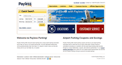 Desktop Screenshot of paylessparking.com